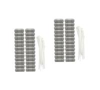 AUTSUPPL 48pcs Washing Machine Filter Bag Mesh for Laundry House Cleaning Tools and Cable Ties Strainer