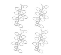 AUTSUPPL 4pcs Christmas Ornament Cutting Dies Carbon Steel Metal Stencil Template for DIY Scrapbooking Card Making Embossing Stencils Craft Tool with String Light Background Mold