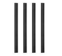 AUTSUPPL 4pcs Plastic Dustpan Lip Replacement Strips, Easy to Replace Garbage Edge Protector, Prevents Garbage Spilling, Compatible with Dustpan Accessories for Home Cleaning