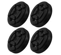 AUTSUPPL 4pcs Rubber Jack Pads for Two Post Car Lift Hoist with 7cm Hole Spacing and 10.8cm Inner Diameter, Compression Resistant Lift Pads to Pressure and Protect Vehicle Frame