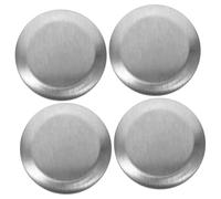 AUTSUPPL 4pcs Stainless Steel Sink Hole Covers, Kitchen Faucet Hole Plugs, Universal 27mm Cutout Diameter, Overflow Drain Stopper for Bathroom and Kitchen Countertops
