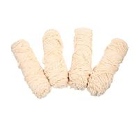 AUTSUPPL 4pcs Woolen Yarns Knitting Thread Chenille Yarn for Hand Knitting Lightweight Portable Stylish Simple Appearance Versatile DIY Weaving Scarfs on The Train Or Other Places