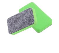 AUTSUPPL 50 Pcs Green Felt Mini Whiteboard Erasers for Teachers and Office Use Small Dry Board Eraser for Thorough Cleaning of Chalkboards and Liquid Chalk Portable Classroom and Home
