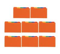 AUTSUPPL 50 Sheets Notebook Index Dividers Pp Waterproof, Wear-Resistant Index Card Guides for Separating Documents, Write Your Own Categories, Quick Classification and Indexing, Study