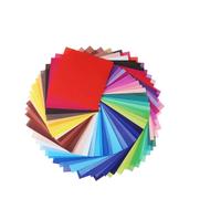 AUTSUPPL 50 Sheets Vivid Colors Single-Sided Origami Paper for Crafts Art Projects Folding Squares for S Creativity and Manipulative Skill Training