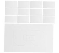 AUTSUPPL 50pcs Insulation Pads for Outlet Wall Plates Draft Sealers for Electrical Sockets Wall Gasket Replacement Sealers for Enhanced Safety and Insulation