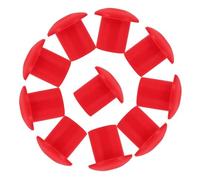 AUTSUPPL 50pcs Plastic Rebar Safety Caps Rebar Protective Caps Pp Material Shield Ends and Sleeves Enhance Work Efficiency Suitable Diameter 16-25mm for Construction Sites