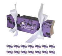 AUTSUPPL 50pcs Purple Paper Graduation Treat Boxes with Flat Bottom Creative and Delicate Multi-function Candy Container for Graduation Season for Festive Atmosphere Easy Carry Stand
