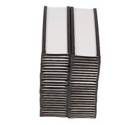 AUTSUPPL 50pcs Supermarket Price Tag Clip Warehouse Magnetic Label Clip Magnetic Display Price Cards Holder