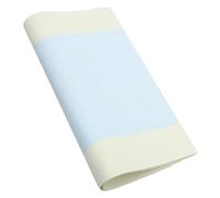 AUTSUPPL 5pcs Chinese Calligraphy Rice Paper Lake Blue Half Raw Ripe Practicing Paper for Brush Writing and Painting Beginners Convenient Ink Absorption