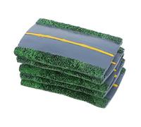 AUTSUPPL 5pcs Miniature Highway Resin Models for Model Train Scenery Accessories Realistic Detailing for Railway Layouts and Architectural Dioramas and Easy to Install Craft Landscape