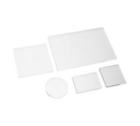 AUTSUPPL 5Pcs Transparent Acrylic Stamp Handle Clear Stamping Blocks for DIY Card Making Scrapbooking Journaling Crafting Tools for Accurate Stamping
