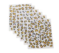 AUTSUPPL 6 Sheets Temporary Leopard Print Body Transfer Stickers Foil Stamping Tattoo Decals for Party Festival Halloween Carnival Easy Removable Transfer Decor for Women
