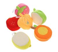 AUTSUPPL 6Pcs Bath Brush Soft Exfoliating Sponge for Newborns Gentle Skin Massage Shower Sponge with Rich for Boys