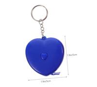 AUTSUPPL 6pcs Heart-shaped Retractable Tape Measure Flexible Body Measuring Tape Centimeter Markings Portable Sewing Soft for Waist Chest Tailors