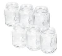 AUTSUPPL 6pcs Mini Mason Jar Wine Cups Small Cocktail Glasses for Whiskey Beer Liquor Bar Use Sturdy Base Smooth Surface Drinkware