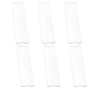 AUTSUPPL 6pcs Name Plate Holder Sign Holder Frame 8.5x3.5x0.3inch Acrylic Material Easy Installation for Office and School Classroom