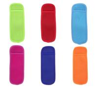 AUTSUPPL 6pcs Neoprene Ice Stick Holders Insulated Ice Cover Sleeves for Sticks and Yogurt Bars Portable Frost Covers to Cooling Performance Suitable for Concerts and Pocket Use