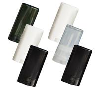 AUTSUPPL 6pcs Oval 15g Lip Balm Containers and Empty Lipstick Tubes Caps Portable Diy Lip Gloss Holders Suitable for Cosmetic Storage and Travel Random Color