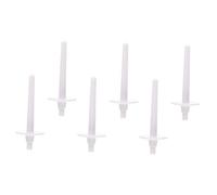 AUTSUPPL 6Pcs Plastic Spool Pins for Sewing Machines Compact Thread Winder Bobbin Auxiliary Floss Winding Columns Easy Install for Brother and Consulbe Models