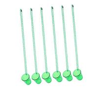 AUTSUPPL 6Pcs Reusable Shot Glass Beaded Necklaces Green Novelty Party Favors for St Patricks Day Christmas Bachelor Party Supplies Costume Accessories