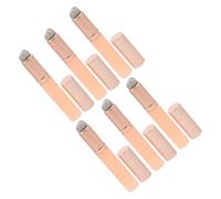 AUTSUPPL 6pcs Silicone Lip Brush for Lipstick with Rounded Soft Brush Head, One-piece Smooth Construction, Compact Design for Accurate Lip Colour Application in Makeup Routine or On-the-go