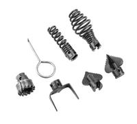 AUTSUPPL 7pcs Pipe Dredge Extension Spring Professional Sewer Drain Cleaning Tools Manganese Steel Flexible for Toilet Bathroom Kitchen Blockage Removal