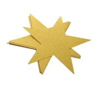 AUTSUPPL 80PCS Shiny Glitter Star Cutouts for Classroom Bulletin Boards Paper Stars for DIY Crafts Motivational Wall Decor Fade Resistant Glitter for Back to School Decorations and Party