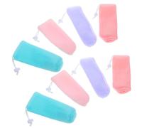 AUTSUPPL 8pcs Convenient Soap Foaming Net Pouch Exfoliating Soap Bag for Bars Shampoo Bar Bag Portable Easy to Dry