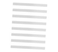 AUTSUPPL 8pcs Dustpan Replacement Rubber Strips Soft Rubber Lip Edge Fit for Home and Commercial Use Gentle Floors with Optimized Cleaning Flow and Snug Seal for Efficient Waste Collection