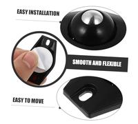AUTSUPPL 8pcs Mini Self Adhesive Caster Wheels Swivel Rolling Pulley for Furniture Cart Replacement Heavy Duty Small Wheels for Kitchen Appliances and DIY Projects