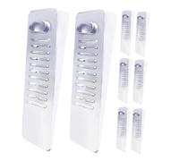 AUTSUPPL 8pcs Transparent Stackable PVC Furniture Leveling Shims Multi-Functional Anti-Slip Door Stopper and Chair Levelers for Height and Collision Noise Reduction