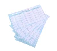 AUTSUPPL A6 Undated Monthly Planner Refill Sheets for 6 Ring Binder Thick Paper 14 Sheets Budget Planner and Menu Board Inserts