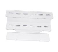 AUTSUPPL Acrylic Tweezers Rack Storage Organizer Stand for Eyelash Extensions Makeup Tools Display Holder for Home Beauty Salon Professional Use