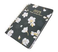 AUTSUPPL Agenda Book Daily and Weekly Planner Notebook with Monthly Calendars, Paper and Metal Strap Design, Academic Year Planning and Time Management