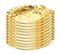 AUTSUPPL Appetizer Plates 12pcs Multi-Purpose Snack Serving Platters Western Style with Polished Surface and Wear Resistance for Housewarming and Store Candy Display