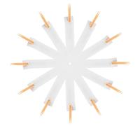 AUTSUPPL Bamboo Toothpicks Individually Wrapped Small Pack Single-Point Picks for Restaurant Hotel Home Party Snacks Appetizer Travel Portable Bulk Pack