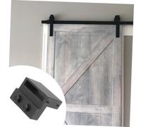 AUTSUPPL Barn Door Stopper Flat Track Replacement Damper with Rubber Cover Noise-reducing Sliding Door Limit Device Zinc Alloy for Smooth Balanced Operation