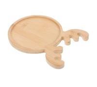 AUTSUPPL Base Tray Coasters and Flower Coasters Deer Shaped Bamboo Mosaic Craft with Plant Saucers Versatile Table Dining Mats and Christmas Projects for DIY Crafts for Home Decor
