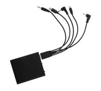 AUTSUPPL Black External Emergency Battery Pack with Multi Jack Dc Power Supply Portable Backup Battery Box for Theft Door Locks Compatibility Extended Power Support for Safe Boxes