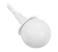AUTSUPPL Blind Stability Cane Hook Type Rolling Tip with Jumbo Ball Plastic Replacement for Mobility Cane Easy Installation Suitable for Indoor and Outdoor Use White