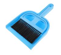 AUTSUPPL Box Climbing Broom for Hamster Cage Mini Cleaning Dustpan and Brush Portable Broom and Dustpan for Small Pets for Daily Cage Maintenance