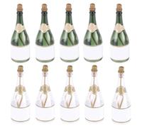 AUTSUPPL Bubble, Creative or Decoration and Mini Entertainment Outdoor 12pcs Empty Portable Plastic Bottles Containers for Wedding Celebration Party Favors or Adults