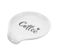 AUTSUPPL Ceramic Spoon Rest for Kitchen and Coffee Bar Compact Reusable Utensil Holder for Clean Countertop and Elegant Decor