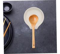 AUTSUPPL Ceramic Spoon Rest for Kitchen Countertop Compact Reusable Spoon Holder Heat-Resistant Scoop Tray Suitable for Serving Utensils and Chopsticks Easy to Clean