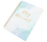 AUTSUPPL Checkbook Register Ledger Marble Light Red Personal Financial Record Book Expense Tracker Bank Account Balancing Tool for Home and Business Use