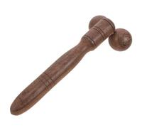 AUTSUPPL Chicken Wing Wood Facial Massager Tools Manual Massager Roller with Dual Spheres for Skin Lifting, Portable Wooden Face Roller for Home Spa and Daily Skin Care