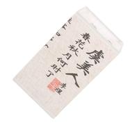 AUTSUPPL Chinese Style Square Linen Table Lamp Shade Warm Light Cloth Cover with Metal Frame Cozy Home Decor for Living Bedroom Office Hotel Traditional Decorative Lighting Accessory
