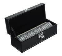 AUTSUPPL Coin Capsules with Ring Protection Holder Case for Tokens Medals and Numismatic Supplies Multipurpose Storage Box for Collectors and Money Preservation