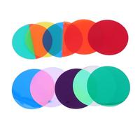 AUTSUPPL Color Correction Gels and Soft Uniform Lighting 10 Pcs Light Diffuser Sheets Pvc Material with High-transparency Diffusion for Tube Lights for Home and Bedroom Lighting